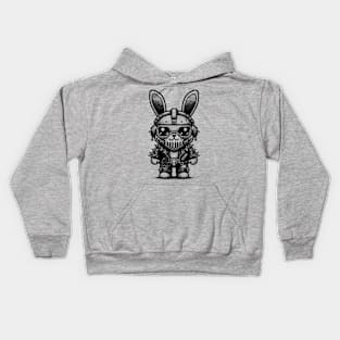 Gothic Punk Bunny Kids Hoodie